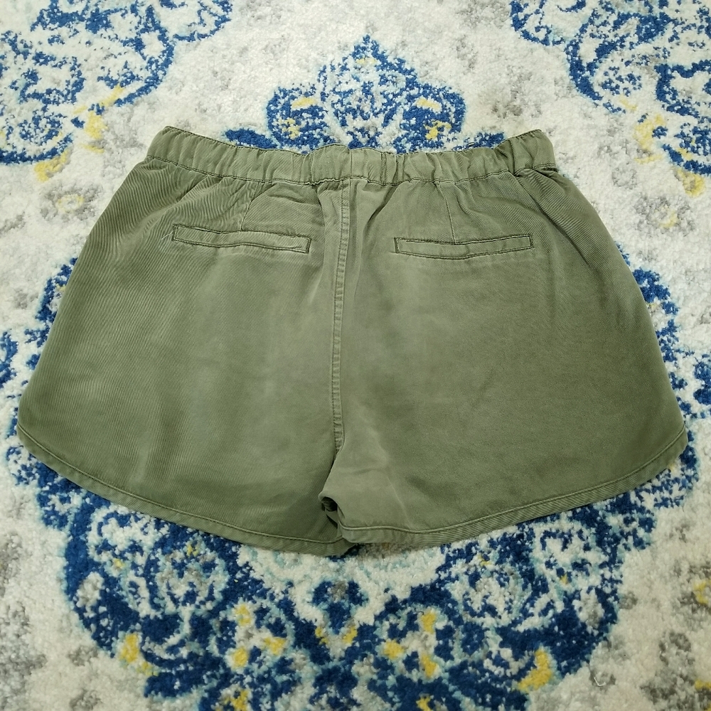 Pistola Dolphin Hem Drawstring Shorts Olive Green - Picture 7 of 7